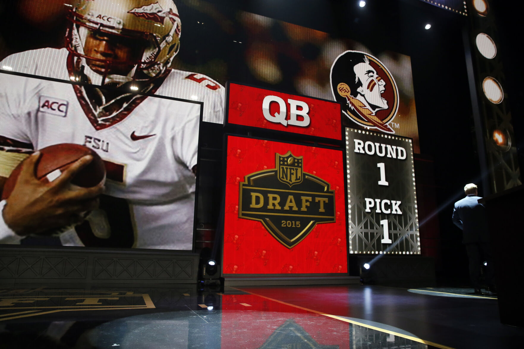 2015: Florida State's Jameis Winston selected No. 1 by Tampa Bay in NFL Draft